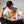 Gratitude T-shirt - Flamingo Sunrise