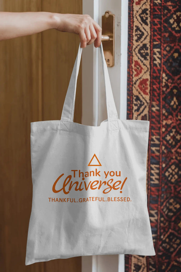 Gratitude Tote Bag - Flamingo Sunrise