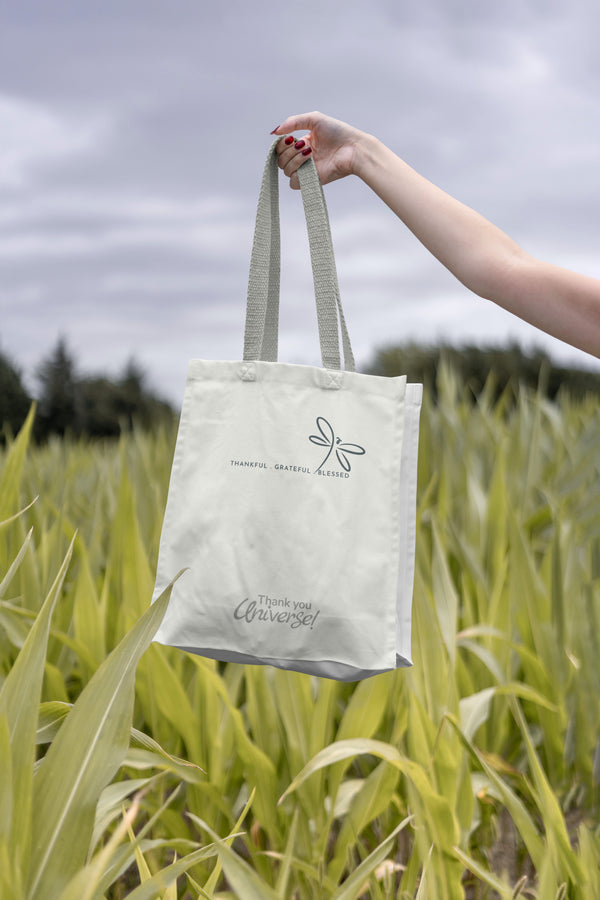 Minimalistic Gratitude Bag - Dragonfly