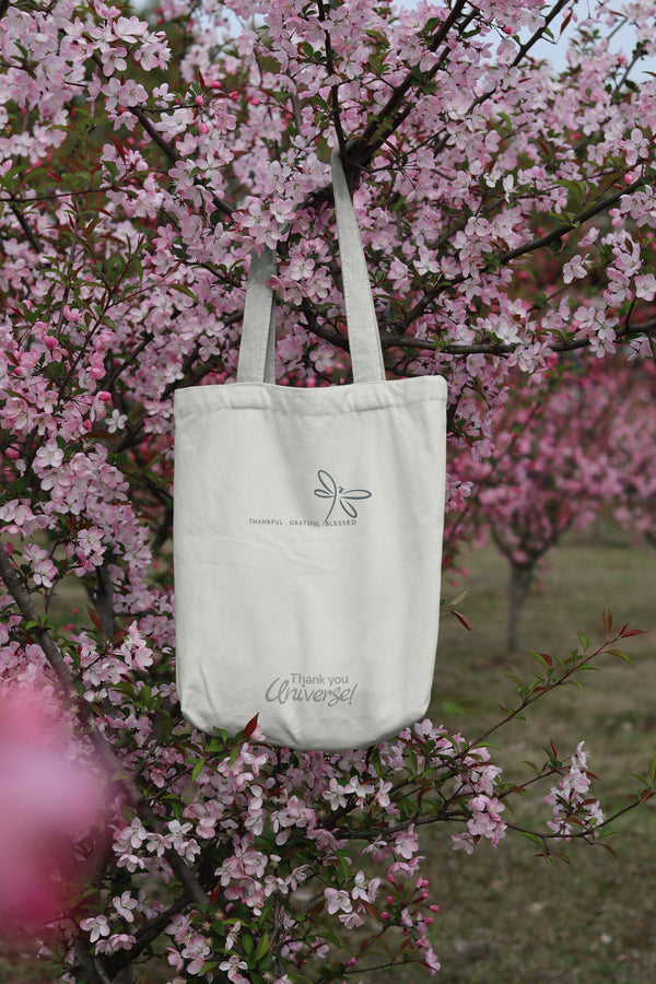 Minimalistic Gratitude Bag - Dragonfly