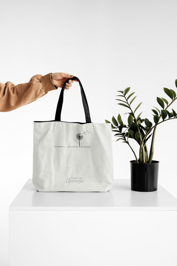 Minimalistic Gratitude Bag - Dandelion