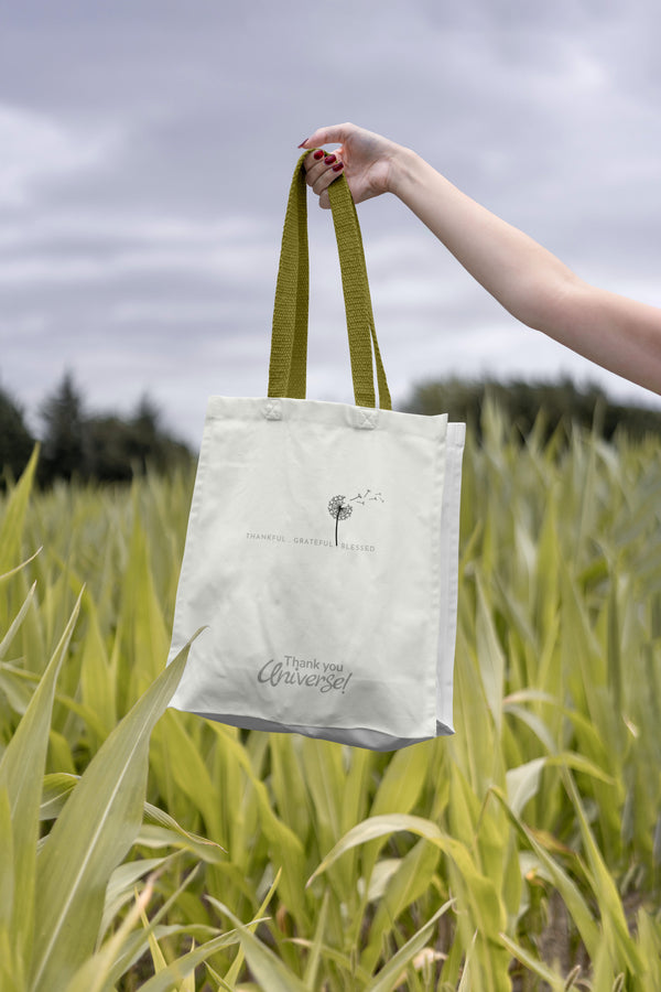 Minimalistic Gratitude Bag - Dandelion